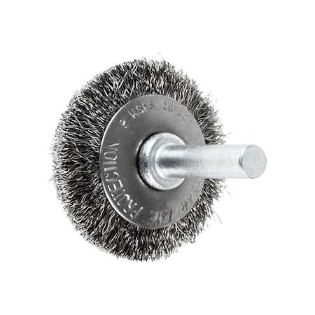 Pferd Mtd Flared Cup Brush, .006 SS Wire, 1-1/2 82870